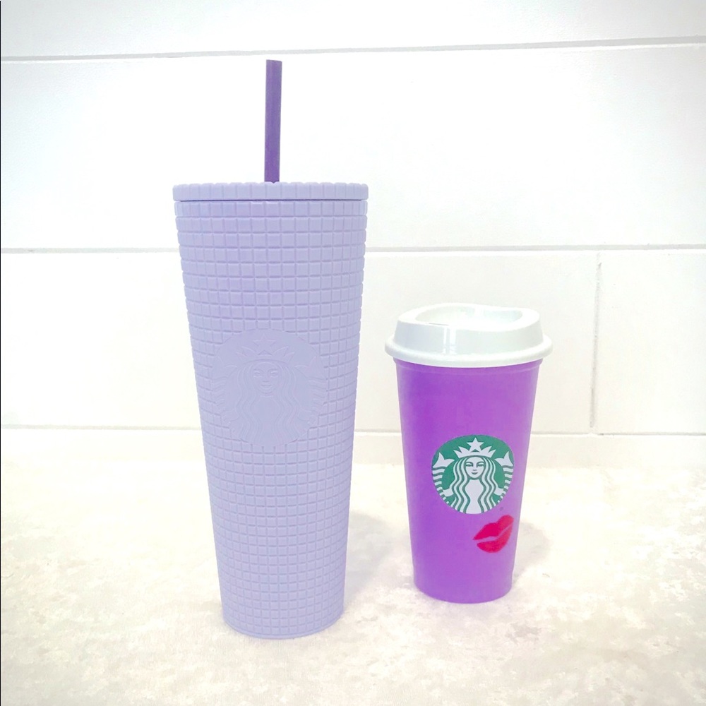 Starbucks Bundle Lavender Matte + Valentine’s Cup